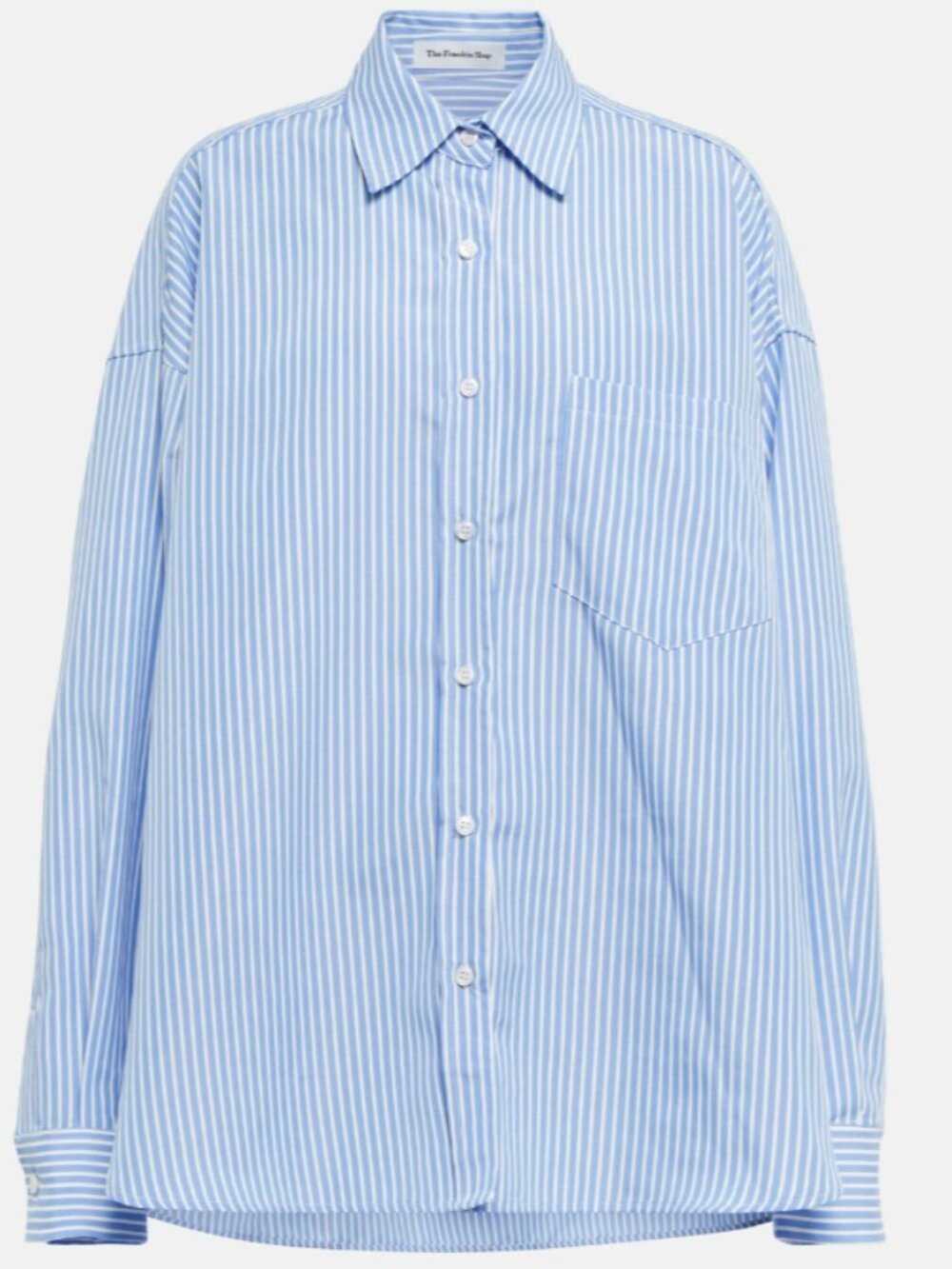 The Frankie Shop Georgia striped cotton shirt